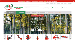 Desktop Screenshot of materiel-forestier.fr